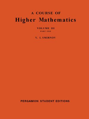 cover image of A Course of Higher Mathematics